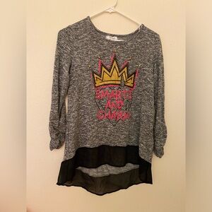 D-signed “Smarts and Charm” Long Sleeve Shirt